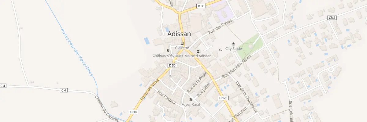 Plan du 4 Rue Racine à Adissan