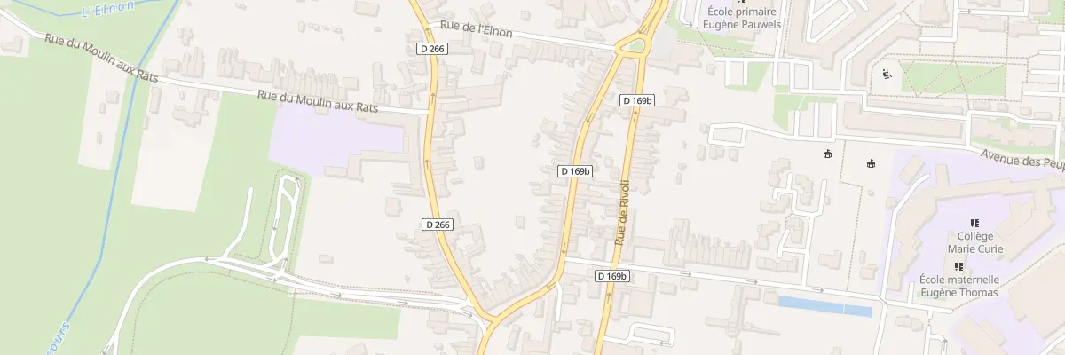 Plan du 109 Rue de Tournai à Saint-Amand-les-Eaux