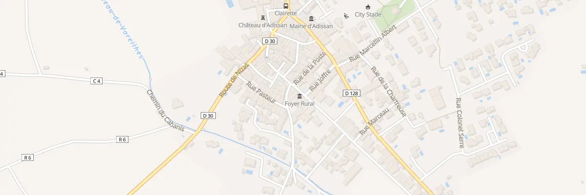 Plan du 3 Av de Pézenas à Adissan