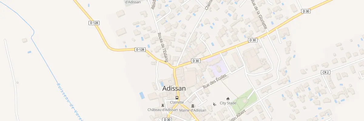 Plan du 4 Av General de Gaulle à Adissan