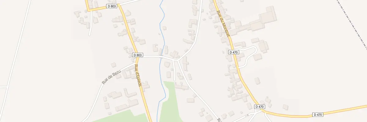 Plan du 6 Rue de la Fossette à Brécy