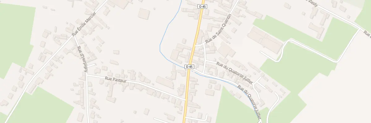 Plan du 24 Rue Jean Lebas à Quiévy