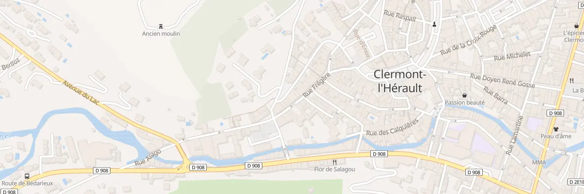 Plan du 31 Rue Fregere à Clermont-l’Hérault