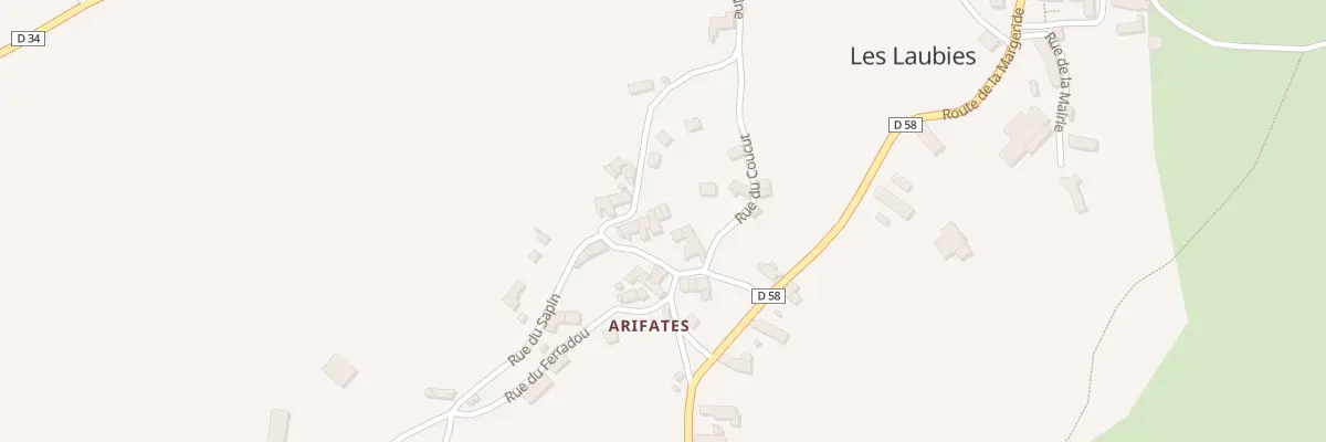 Plan du 5029 Arifates aux Laubies