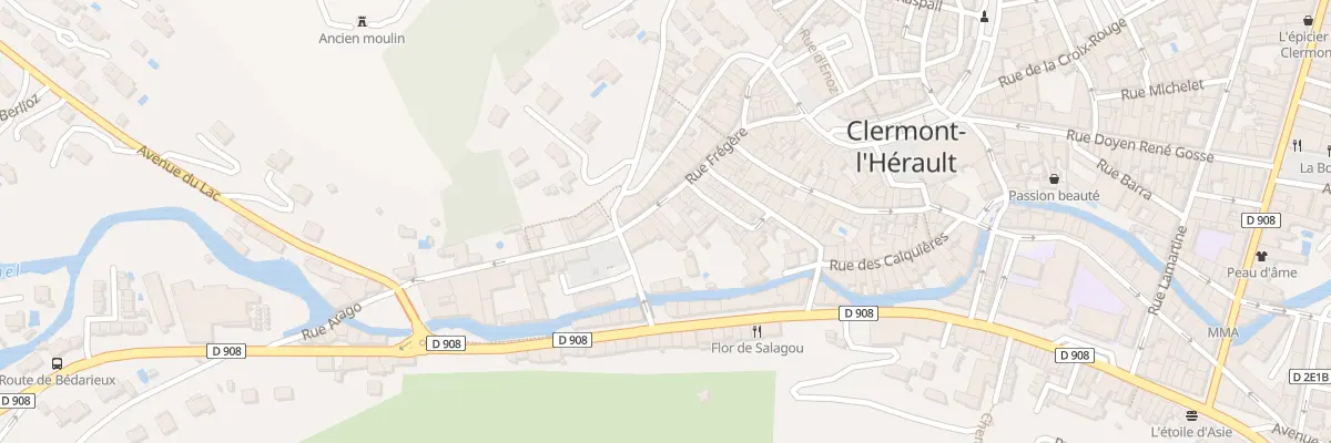 Plan du 34 Rue Fregere à Clermont-l’Hérault