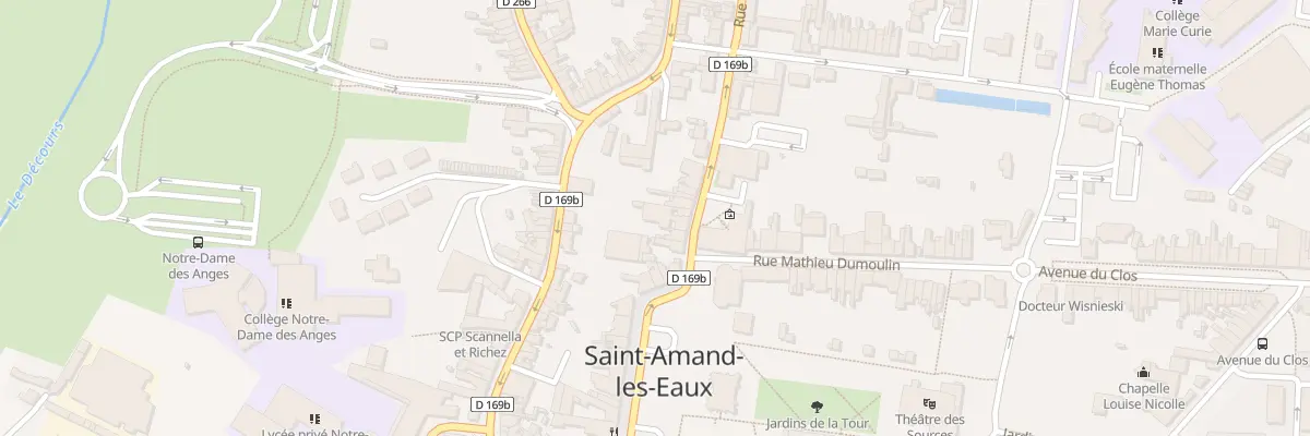 Plan du 3 Rue de Rivoli à Saint-Amand-les-Eaux