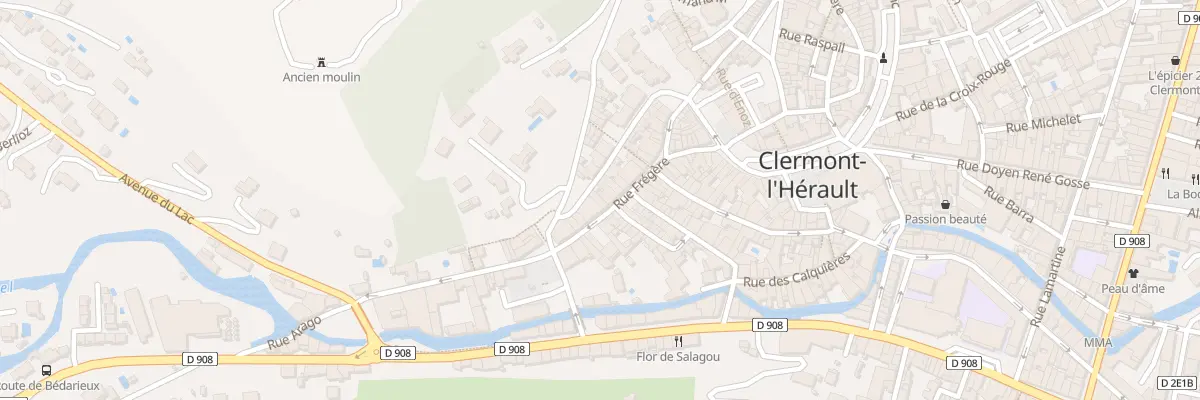 Plan du 33 Rue Fregere à Clermont-l’Hérault