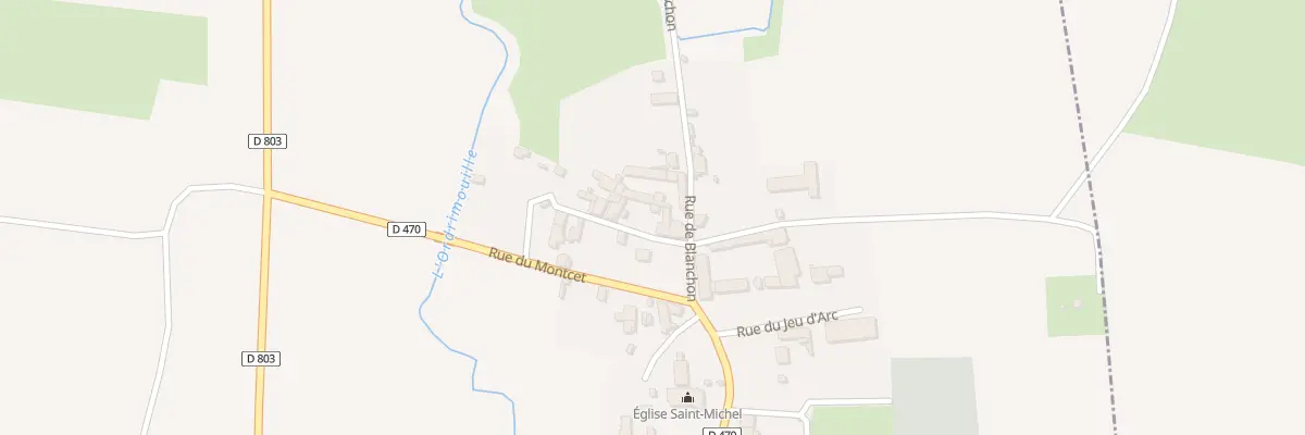 Plan du 2 Rue de la Fontaine à Brécy