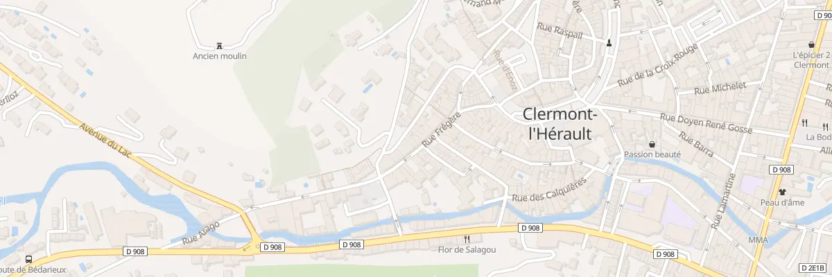 Plan du 35 Rue Fregere à Clermont-l’Hérault