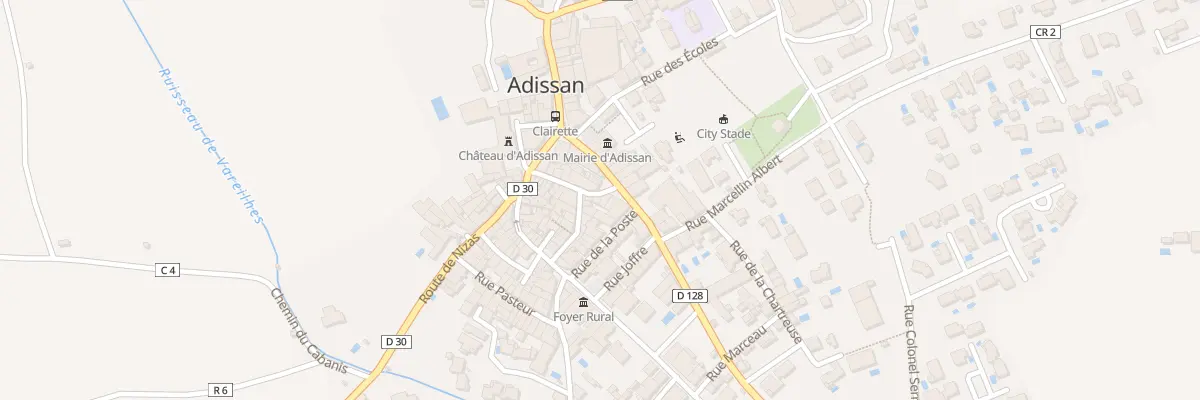 Plan du 3 Plan Barthe à Adissan