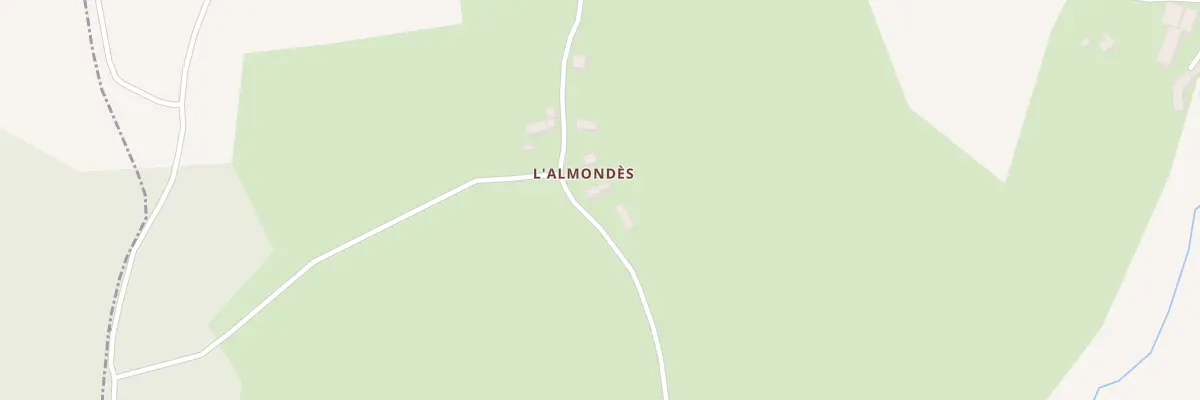 Plan du 5033 L’Almondes à Saint-Denis-en-Margeride