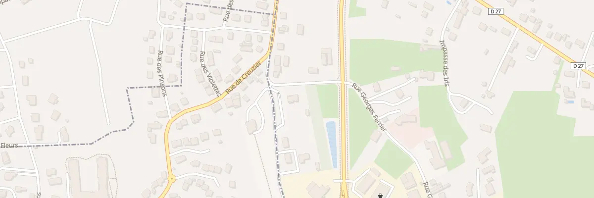 Plan du 21 Rue Georges Ferrier à Cusset