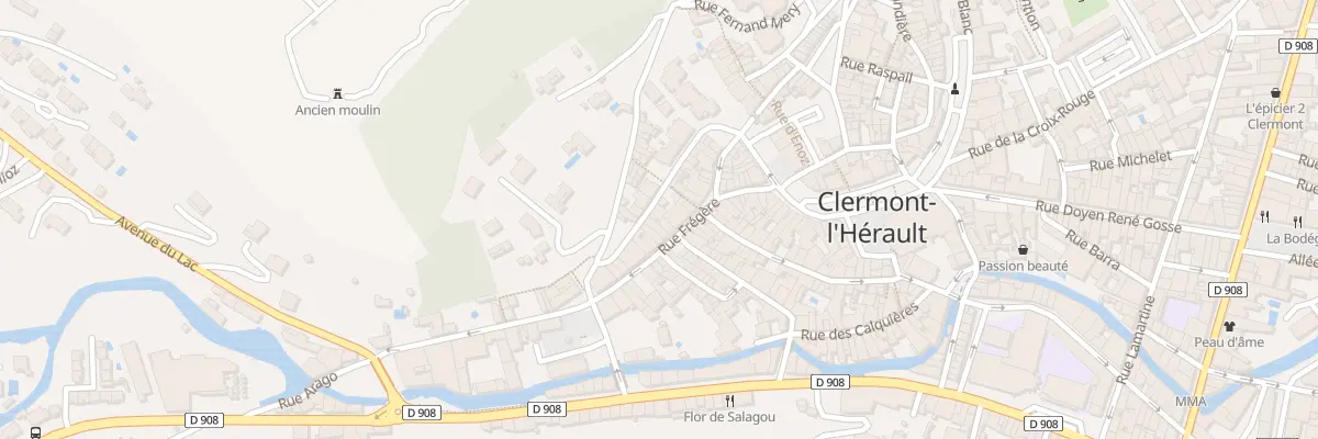 Plan du 41 Rue Fregere à Clermont-l’Hérault