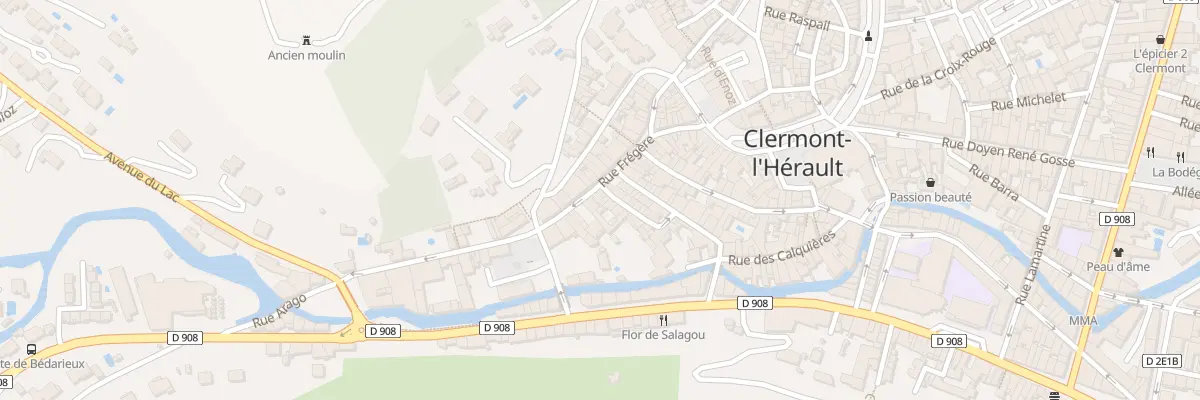 Plan du 42 Rue Fregere à Clermont-l’Hérault