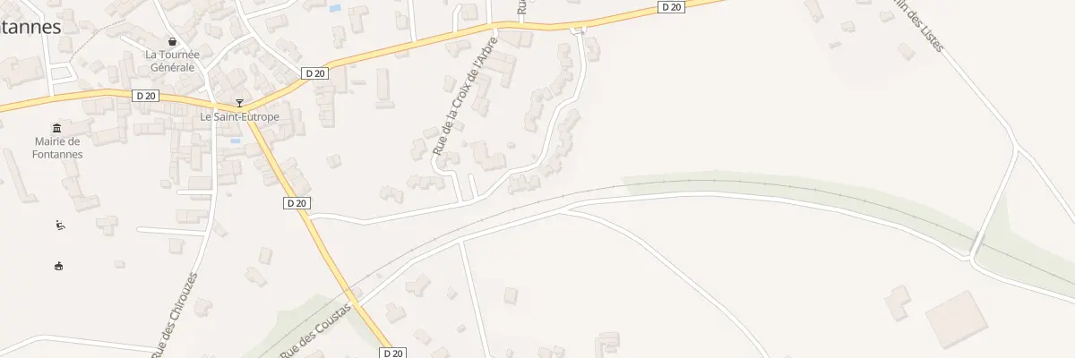 Plan du 5287 Au Bourg à Fontannes