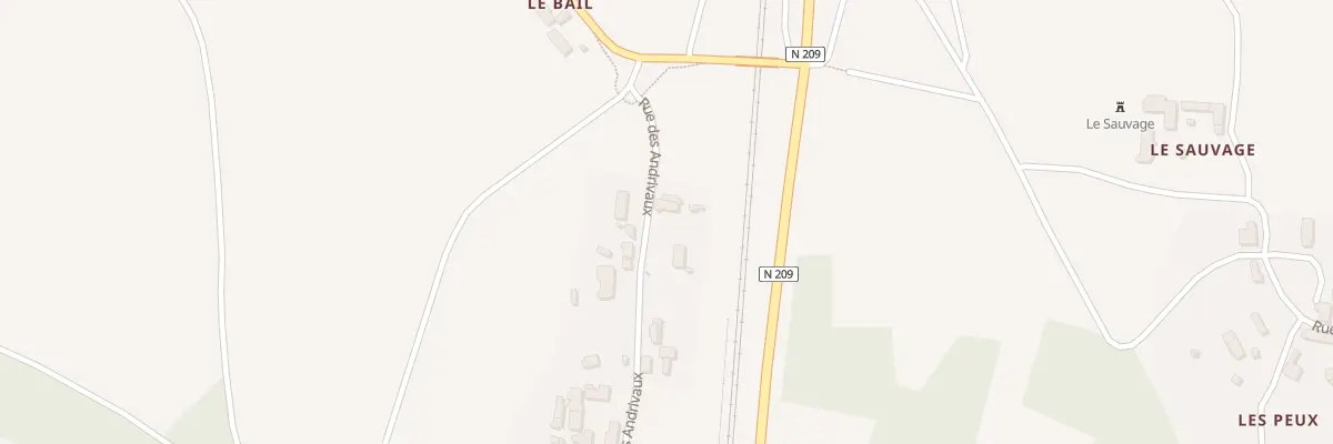 Plan du 5 Rue des Andrivaux à Créchy