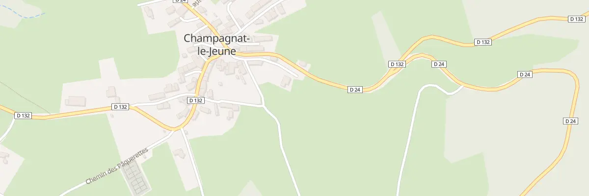 Plan du 2 Che de Lafont à Champagnat-le-Jeune