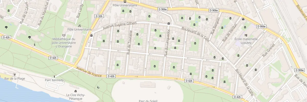 Plan du 46 Av Jean-Baptiste Bulot à Vichy