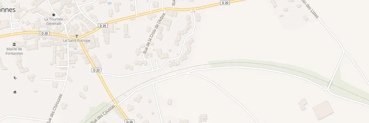 Plan du 11 Lot Hlm Lous Coudeyre à Fontannes