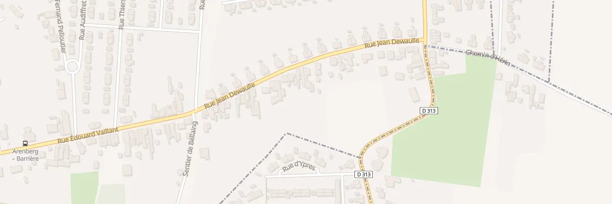 Plan du 32 Rue Jean Dewaulle à Wallers