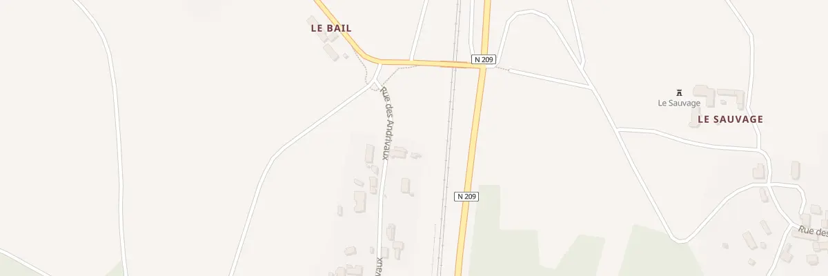 Plan du 3 Rue des Andrivaux à Créchy
