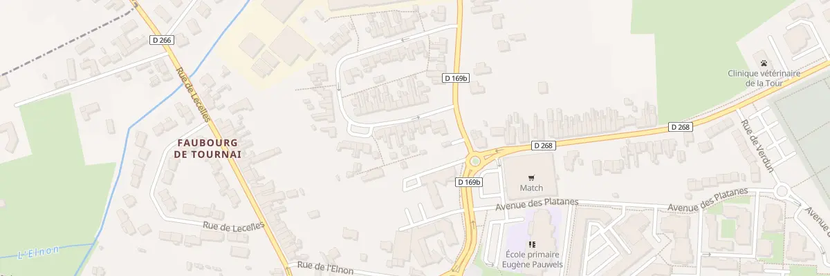 Plan du 5 Rue Fbg Tournai Res E Davaine à Saint-Amand-les-Eaux