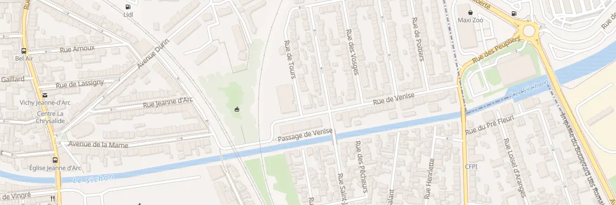 Plan du 4 Rue de Tours à Vichy