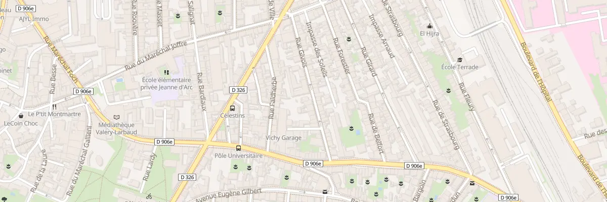 Plan du 21 Rue Givois à Vichy