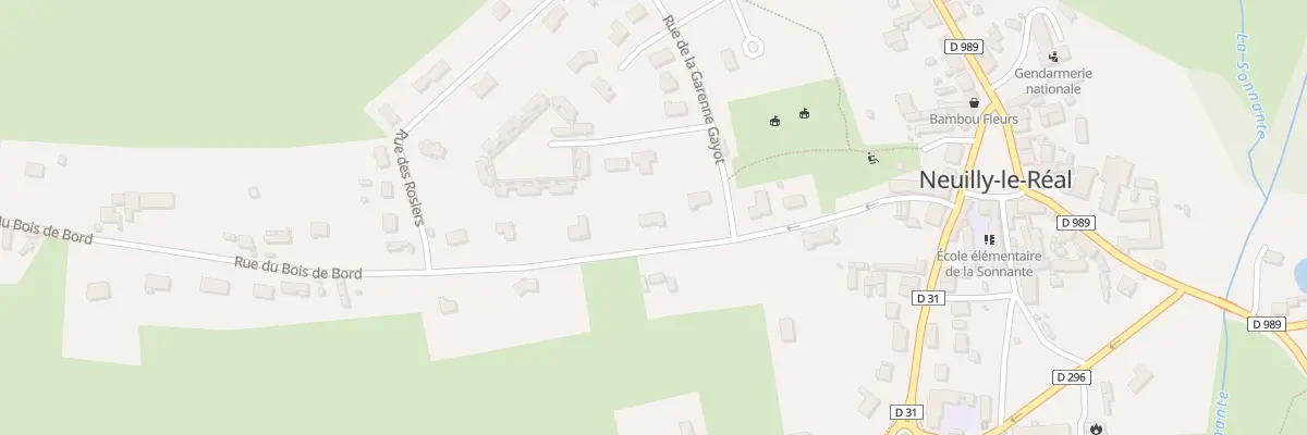 Plan du 13 Rue du Bois de Bord à Neuilly-le-Réal