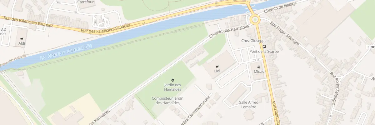 Plan du 193 Che des Hamaides à Saint-Amand-les-Eaux