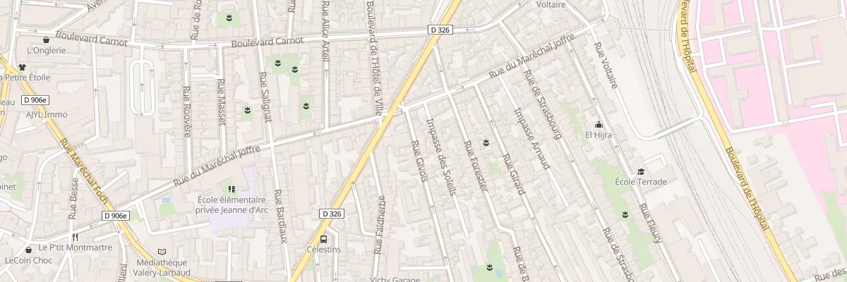 Plan du 54 Rue Givois à Vichy