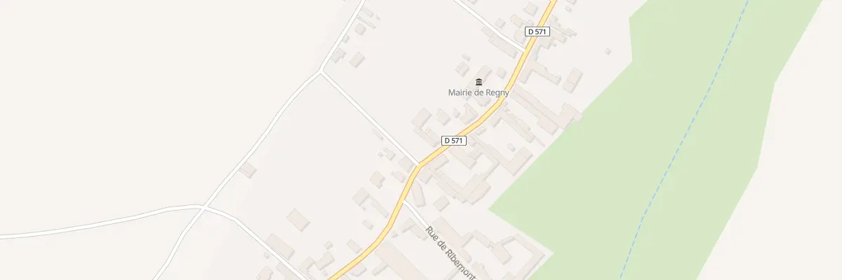 Plan du 3 Gr Grande Rue à Regny