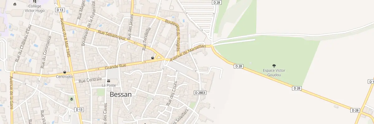 Plan du 11 Rue de la Promenade à Bessan