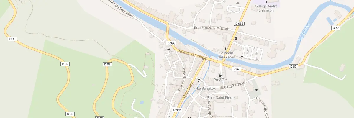 Plan du 8 Rue de la Ville à Meyrueis