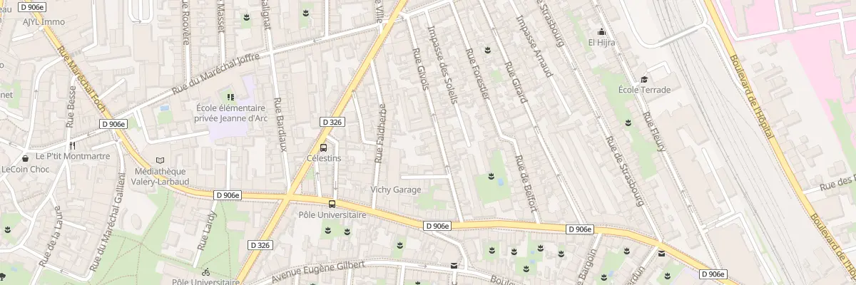Plan du 19 Rue Givois à Vichy