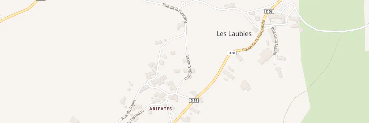 Plan du 5027 Arifates aux Laubies