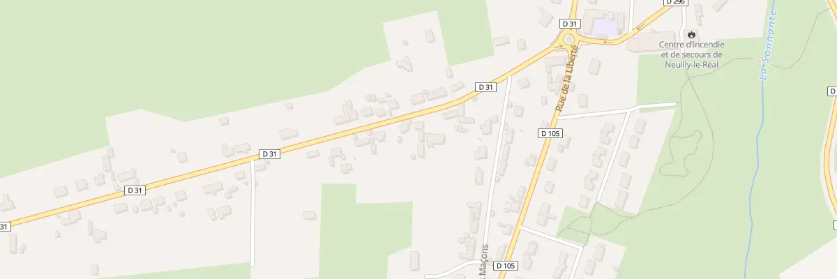 Plan du 12 Rte de Bessay à Neuilly-le-Réal