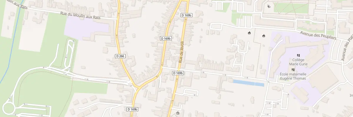 Plan du 33 Rue de Rivoli à Saint-Amand-les-Eaux