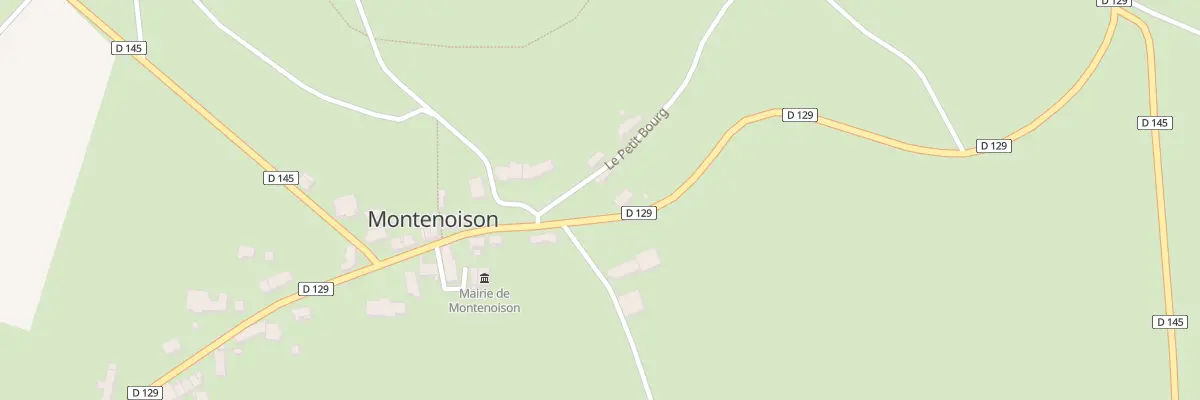 Plan du 34 Le Bourg à Montenoison