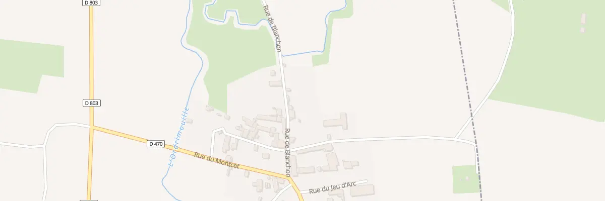 Plan du 4 Rue de Blanchon à Brécy