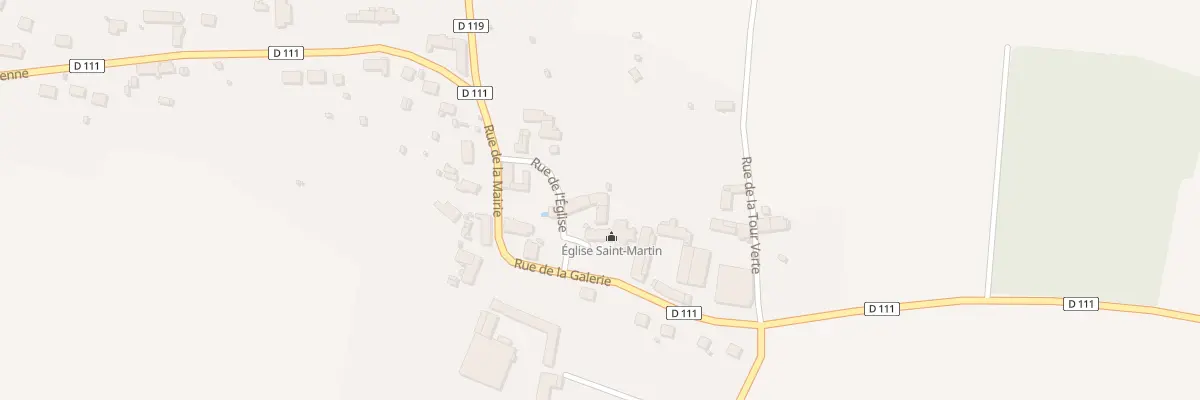 Plan du 2 Rue de l’Eglise à Saint-Martin-du-Boschet