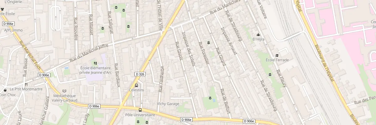 Plan du 40 Rue Givois à Vichy