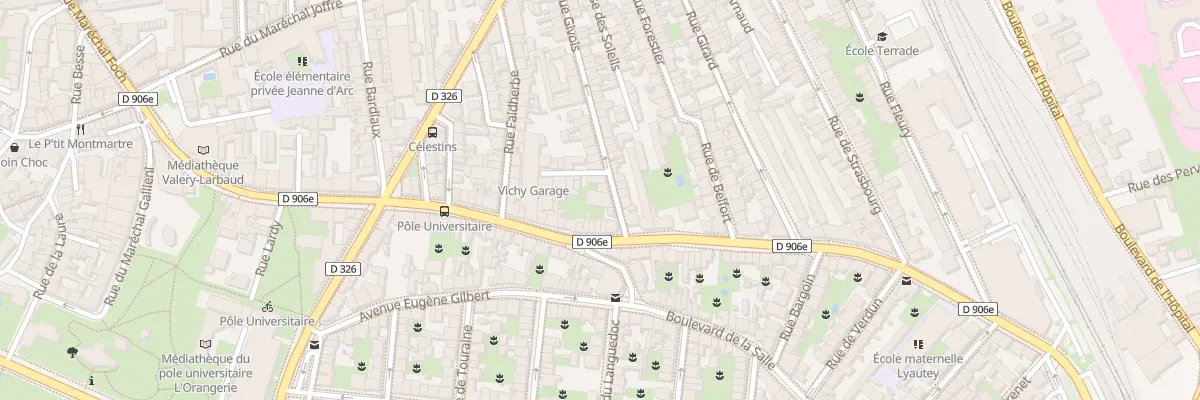Plan du 5 Rue Givois à Vichy