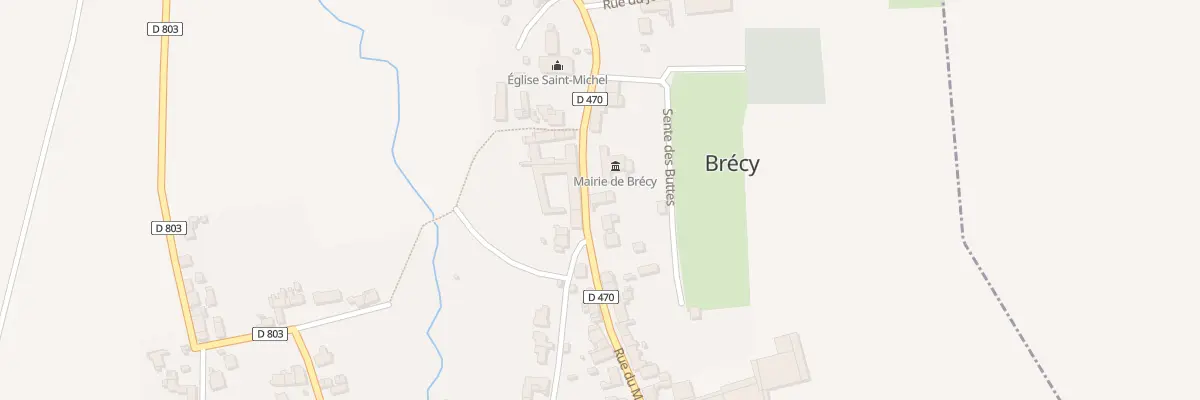 Plan du 40 Rue du Montcet à Brécy