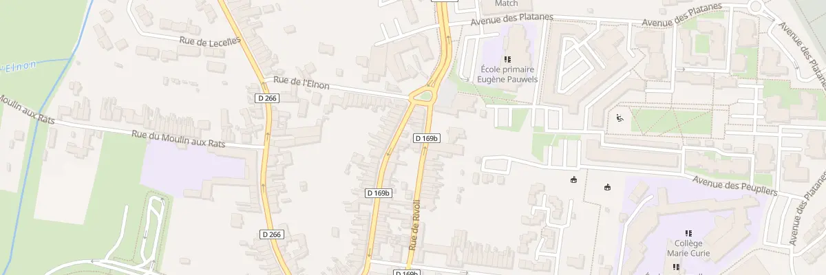 Plan du 65 Rue de Rivoli à Saint-Amand-les-Eaux