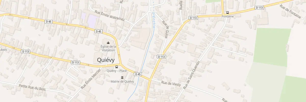 Plan du 1 Rue de Guise à Quiévy