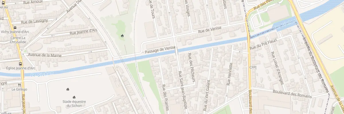Plan du 41 Rue Saint Jean Baptiste à Vichy