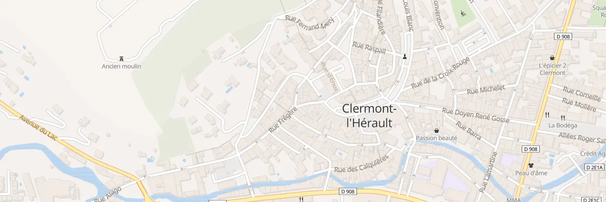 Plan du 51 Rue Fregere à Clermont-l’Hérault