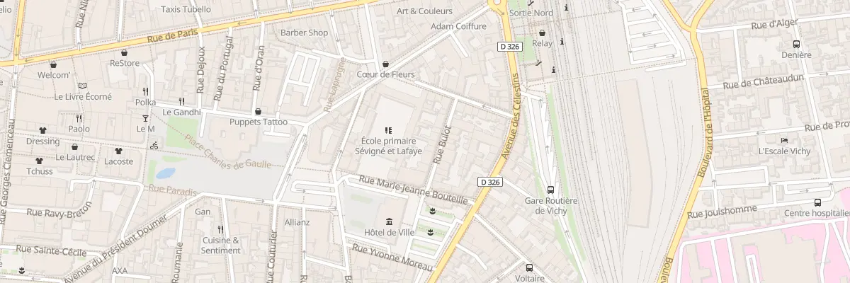 Plan du 7B Rue Bulot à Vichy