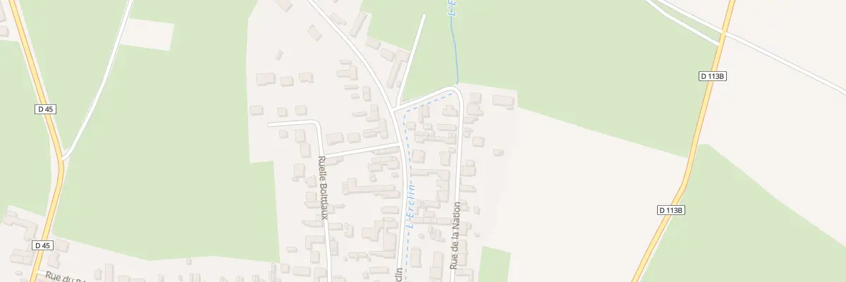 Plan du 12 Rue de l’Erclin à Quiévy